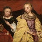 Michaelina Wautier (1617 - 1689), Ritratto di due fanciulle come Sant'Agnese e Santa Dorotea, 1655 circa, Olio su tela, Royal Museum of Fine Arts Antwerp (KMSKA) | © KMSKA www.lukasweb.be - Art in Flanders | Foto: Hugo Maertens