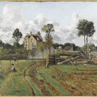 Camille Pissarro, Allée de la Tour du Jongleur et maison de M. Musy, Louveciennes