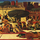 Salvatore Fiume, La battaglia di Torgiano, anni ’49 - ’52, olio su tela, 170x225 cm