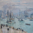 Claude Monet, Le Havre, Bâteaux de Peche Sortant du Port, 1874, Olio su tela, Collezione privata, prestito a lungo termine a LACMA