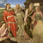 Michelangelo Buonarroti, Deposizione di Cristo nel sepolcro, 1500-1501 circa. Tempera su tavola, cm 161,7 x 149,9. National Gallery, Londra