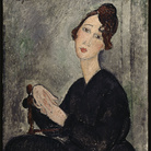 Modigliani e la Bohème di Parigi alla GAM Torino dal 14 Marzo al 12 Luglio 2015. In foto: Amedeo Modigliani, Ritratto di Dèdie, 1918 Olio su tela, cm 114 × 75 Centre Pompidou, Parigi. © Centre Pompidou, MNAM-CCI / Service de la documentation photographique du MNAM