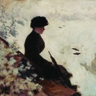 Giuseppe De Nittis, Effetto di neve, 1880 circa. Olio su tela, 73 x 54 cm, Barletta, Pinacoteca Giuseppe De Nittis