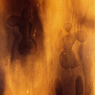 Yves Klein, Peinture de feu sans titre (F 80), 1961, Scorched cardboard on panel, 68 7/8 x 35 1/2 inches / 175 x 90 cm | © Yves Klein, ADAGP, Paris/DACS, London - Courtesy of Gagosian Gallery Grosvenor Hill, London