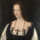 Bartolomeo Veneto (1502 - 1555), Ritratto di gentildonna, Presunto ritratto di Lucrezia Borgia, 1520-1530 circa, Londra, National Gallery