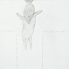 Francis Bacon, (Dublino, 1909 - Madrid, 1992), Crocifissione, Pastello e collage su carta, 70 x 100 cm, Bologna,  Francis Bacon Collection of the Drawings donated to Cristiano Lovatelli Ravarino | Foto: Elettra Bastoni