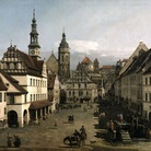 Bernardo Bellotto, La Piazza del Mercato di Pirna, 1753-1754, Olio su tela, 238 x 134 cm, Gemäldegalerie Alte Meister, Staatliche Kunstsammlungen Dresden |  © 2016 Foto: Scala, Firenze/bpk, Bildagentur fuer Kunst, Kultur und Geschichte, Berlin