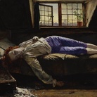 Henry Wallis, Chatterton, 1856. Olio su tela, cm 62,2 x 93,3. Tate Britain, Londra