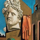 Canto d’amore, 1975, Da Giorgio de Chirico, Arazzo ad alto liccio, lana, 179 x 217 cm, Tessitura Arazzeria Scassa, Asti Collezione privata, Asti