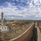 La città del cielo. Dal Facciatone del Duomo Nuovo il Panorama di Siena