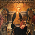 Madonna in trono col Bambino tra le Sante Eulalia e Caterina d'Alessandria, Attribuito a Pere Serra, Inizi XV secolo, Olio su tavola, 166 x 126 cm, Provenienza Museo Comunale di Siracusa, Isola di Ortigia, Museo di Palazzo Bellomo | Foto: © ARTE.it