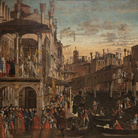 Vittore Carpaccio, talvolta detto anche Vittorio (1465 circa - Capodistria, 1525/1526), Miracolo della Croce a Rialto, 1496 circa, Venezia, Gallerie dell'Accademia | Courtesy Gallerie dell'Accademia, Venezia