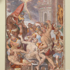 Aurelio Luini, Martirio di San Vincenzo, 1585?1587, affresco riportato su vetroresina, cm 347 x 239. Milano, Museo d’Arte Antica del Castello Sforzesco, Pinacoteca (da San Vincenzino alle Monache)