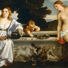Tiziano Vecellio, Amor sacro e Amor profano, 1514, Olio su tela, 279 × 118 cm, Roma, Galleria Borghese