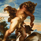 Gregorio de Ferrari (1647 - 1726), Ercole e il toro di Creta, Fine XVII secolo, Olio su tela, Genova, Galleria Nazionale della Liguria a Palazzo Spinola