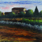 Ottone Rosai, Paesaggio, 1939, Olio su tela, 40 x 50 cm, Collezione privata