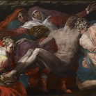 Rosso Fiorentino (Giovan Battista di Jacopo; Firenze 1494-Fontainebleau 1540), Pietà, 1538-1540 circa; olio su tela trasportata da tavola; cm 127 x 163. Parigi, Musée du Louvre - département des Peintures, entré au Louvre en 1798, inv. 594