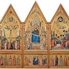 Giotto, Polittico Stefaneschi verso, secondo decennio del Trecento, tempera e oro su tavola, dalla basilica di San Pietro (Città del Vaticano). Città del Vaticano, Musei Vaticani. Su gentile concessione del Servizio Fotografico dei Musei Vaticani, © Governatorato dello Stato della Città del Vaticano