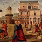 Vittore Carpaccio, La visitazione, 1504-1508, 137 x 128 cm, Venezia, Galleria Giorgio Franchetti alla Ca' d'Oro