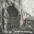 Giovanni Battista Piranesi, Veduta dell'Arco di Tito, Roma, 1760 circa