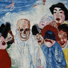 James Ensor, La Mort et les masques, 1897, Olio su tela, 100 x 78.5 cm, Liège, Musée d'Art contemporain de la Ville | cea +, via Flickr | La 