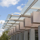 Renzo Piano Pavilion, Kimbell Art Museum, Fort Worth, Texas. Photo by Robert LaPrelle