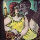 Max Beckmann, Gli amanti (verde e giallo), 1940-1943, Olio su tela, 80 x 60 cm, Museum Ludwig, Köln/Legat Lilly von Schnitzler-Mallinckrodt, Ankauf 1957| © 2018, ProLitteris, Zurich