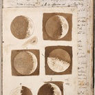 Galileo Galilei, Disegni originali delle Lune, 1609. Biblioteca Nazionale Centrale - Firenze