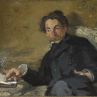 Édouard Manet, Ritratto di Stéphane Mallarmé, 1876, olio su tela, 27,5x36 cm Parigi, Musée d’Orsay