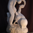 Ugo Guidi, Il Tosatore, 1954, pietra, cm 44x72x22. Museo Ugo Guidi. Vittoria Apuana, Forte dei Marmi