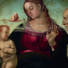 Luca Signorelli, Madonna col Bambino, San Giovannino e un pastore, 1491, Olio su tavola, 126 x 140 x 10 cm, Parigi, Institut de France, Musée Jacquemart-André