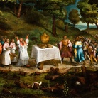 Lorenzo Lotto, Il sacrificio di Melchisedech, Ante 1545, Loreto, Museo Pontificio Santa Casa