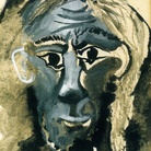 Pablo Picasso, Autoritratto, 1967. Gouache e inchiostro di china, 75×56,5