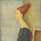 Amedeo Modigliani (Livorno,1884 - Parigi, 1920), Ritratto di Jeanne Hébuterne