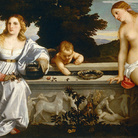 Tiziano Vecellio (1490 - 1576), Amor sacro e amor profano, 1515, Olio su tela, 278 x 118 cm, Roma, Galleria Borghese