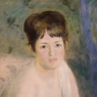 Pierre-Auguste Renoir, Testa di donna, 1876, Olio su tela, 38,5 x 36 cm, Museo Statale Ermitage, San Pietroburgo | 