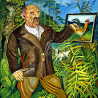 Antonio Ligabue, Il Grande Autoritratto, 1950-55. Olio su faesite, 190 x 130 cm.