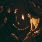 Gerrit van Honthorst, detto Gherardo delle Notti, Derisione di Cristo, olio su tela. Los Angeles, Los Angeles County Museum.