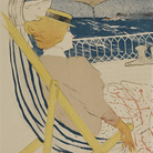 Henri de Toulouse-Lautrec. La collezione del Museo di Belle Arti di Budapest, Museo dell'Ara Pacis fino all'8 maggio 2016 | Henri de Toulouse-Lautrec, The Passenger from Cabin 54 - Sailing in a Yacht, 1895, Lithograph (in six colours) on wove paper, 61 x 44,7 cm, Budapest, Galleria Nazionale