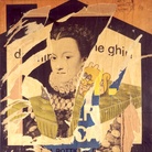 Mimmo Rotella, Sua Maestà la Regina (classico), 1962, Decollage su tela, 93 x 136 cm, Collezione privata