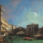 Canaletto (1697-1768), Il Ponte di Rialto da Nord, Venezia, 1725, Olio su tela, 134.6 x 90.5