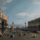Antonio Canal detto Canaletto, Venezia, la Piazzetta con la Biblioteca di San Marco, 1738 circa, Roma, Galleria Nazionale d'Arte Antica di Palazzo Barberini