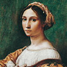 Raffaello Sanzio (Urbino, 1483 - Roma, 1520) e Giulio Pippi, detto Giulio Romano (Roma, 1499 - Mantova, 1546), Ritratto di giovane donna, 1518-1520 circa, Olio su tavola, 40 x 60 cm, Musée des Beaux-Arts de Strasbourg, Palais Rohan, Strasburgo