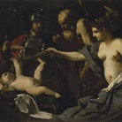 Guercino, Tempo, Venere, Marte e Cupido. San Pietroburgo, Museo Statale Ermitage. Olio su tela.