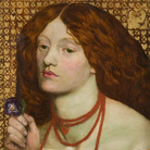 Dante Gabriel Rossetti, Regina Cordium, 1860. Olio su tela, cm 25,4 x 20,3. Johannesburg Art Gallery, Johannesburg