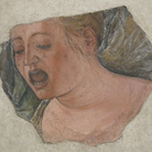 Face of Mary weeping by Ercole de' Roberti - Bologna