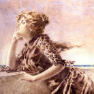 Luigi Conconi, Marina, Sinestesia evocativa del mare, 1886, Tempera e acquarello su cartone, 47 x 53 cm, Collezione privata