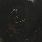 Jheronimus Bosch, Caduta dei dannati, Polittico delle Visioni dell'Aldilà, 1490-1516 circa, Olio su tavola, 44 x 88 cm, Palazzo Grimani Venezia