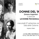 Donne del '900 - Incontro con Simona Argentieri. Donne psicoanaliste