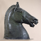 Donatello, Testa di cavallo, Bronzo, H 175 cm, Napoli, Museo Archeologico Nazionale, Dal Palazzo di Diomede Carafa